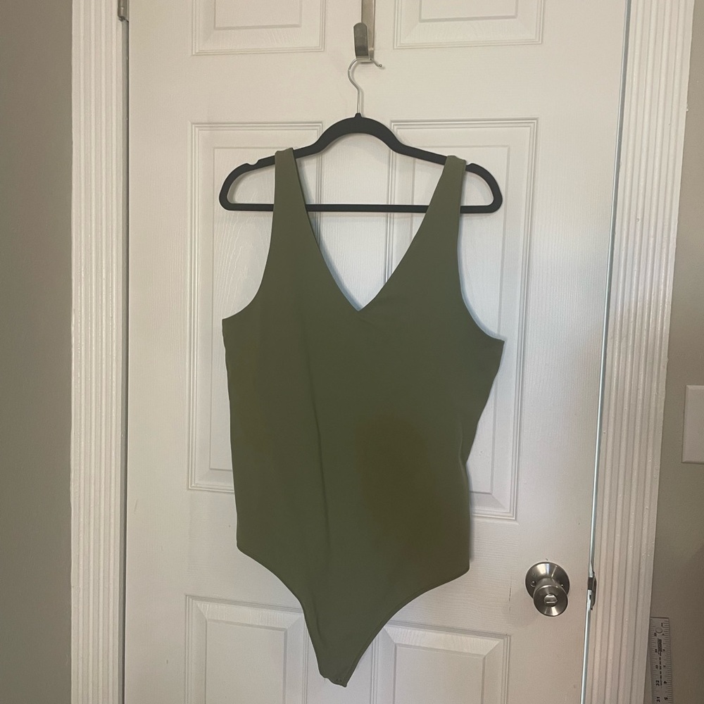 Abercrombie & Fitch Olive Green Body Suit